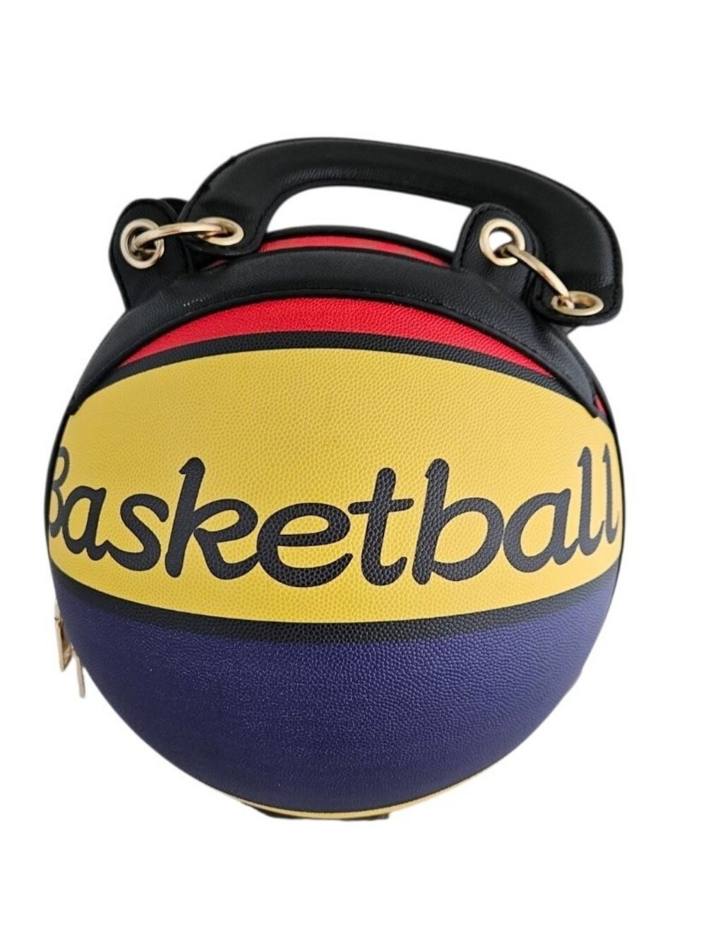 Basketball Novelty Purse/Handbag in Yellow, Red & Purple Unique Must Have!!